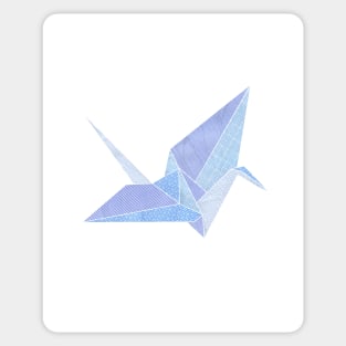 security envelope origami crane Sticker